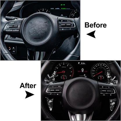 Steering Wheel Shifter Paddle Extension for Kia Forte K3 Cadenza Ceed K7