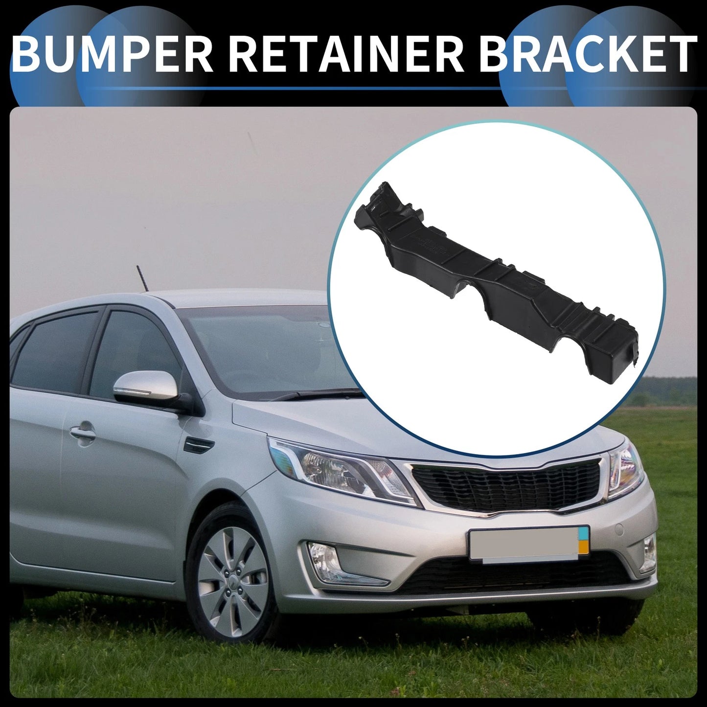 Left Front Bumper Retainer Bracket No.865131W200 for Kia Rio (2012–2017)