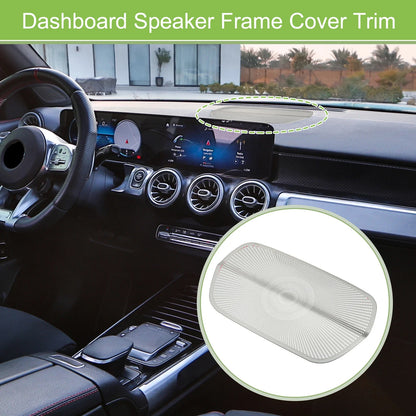 Dashboard Speaker Frame Cover Trim for Mercedes Benz GLB (2020-2022) Silver