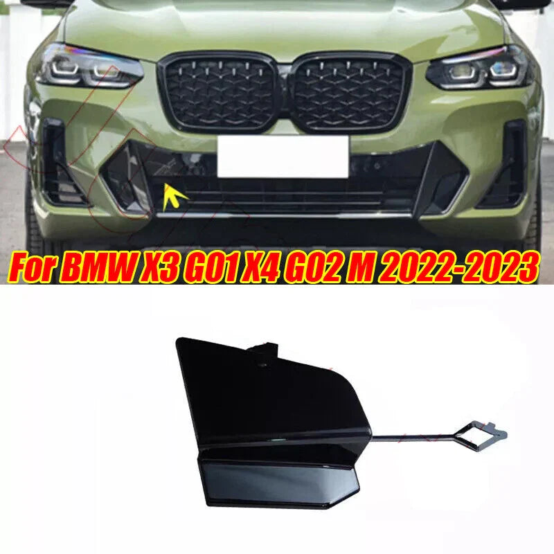 Tow Hook Cover Front Bumper for BMW X3 X4 (2022–2023)