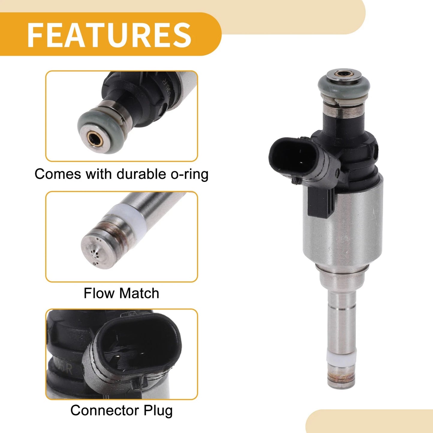 1 Pc Fuel Injector No.0261500287 for Volkswagen Arteon (2017–2019)
