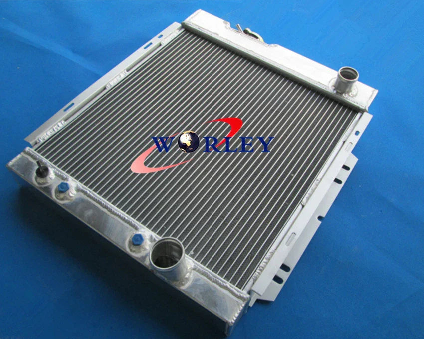 3ROW Aluminum Radiator & Shroud for Ford Mustang V8 289 302 (1964-1966)