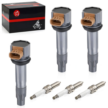 3 Ignition Coils + Iridium Spark Plugs for Can-Am Maverick X3 (2017–2023)