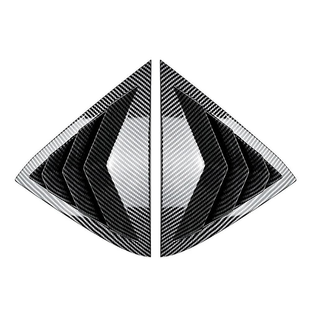 Carbon Rear Louver Shutter Cover Trim for Ford Fiesta MK7 MK7.5 (2008–2017)