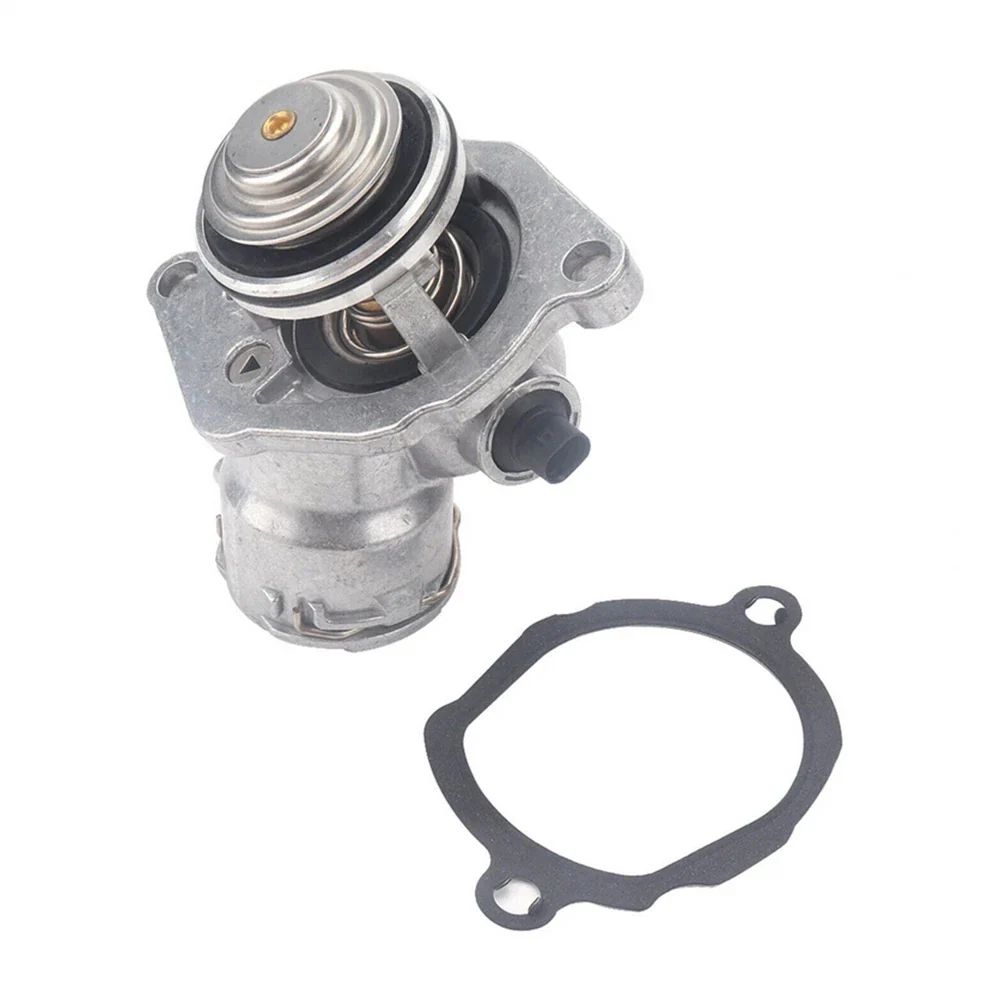 Engine Coolant Thermostat Assembly w/ Sensor for Benz C300 C350 E350 (2008-2015)