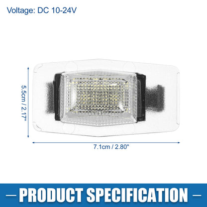 2X LED License Plate Light Assembly No.YL8Z13550AA for Ford Escape (2001–2007)