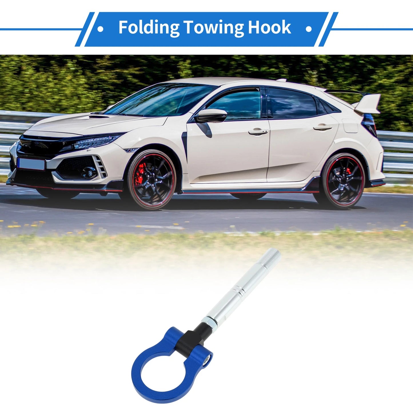 Trailer Ring Eye Towing Hook for Various Models (2010–2023)