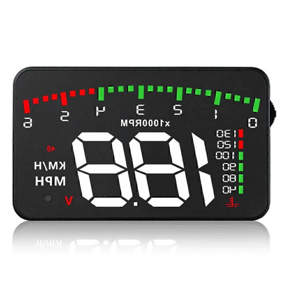 3.5" HUD Head Up Display OBD II Speedometer for A900