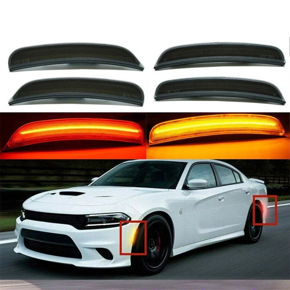 LED Side Marker Lights for 2015-2023 Dodge Charger (2015-2023)