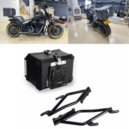 42L Tail Box Luggage Case w/ Rack for Harley Softail FXFB FXFBS (2018-2023)