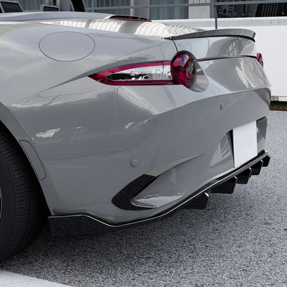 Tape-On Black Rear Bumper Side Air Vent Trim for Mazda MX-5 Miata (2016–2023)