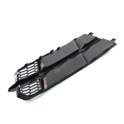 Right Front Bumper Lower Grille for Audi A6 C7 (2014-2018) Black Chrome