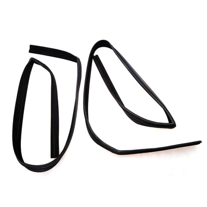 Quarter Window Glass Run Channel Set for BMW 3 Series E30 325e 325es M3 Coupe 1982-1994