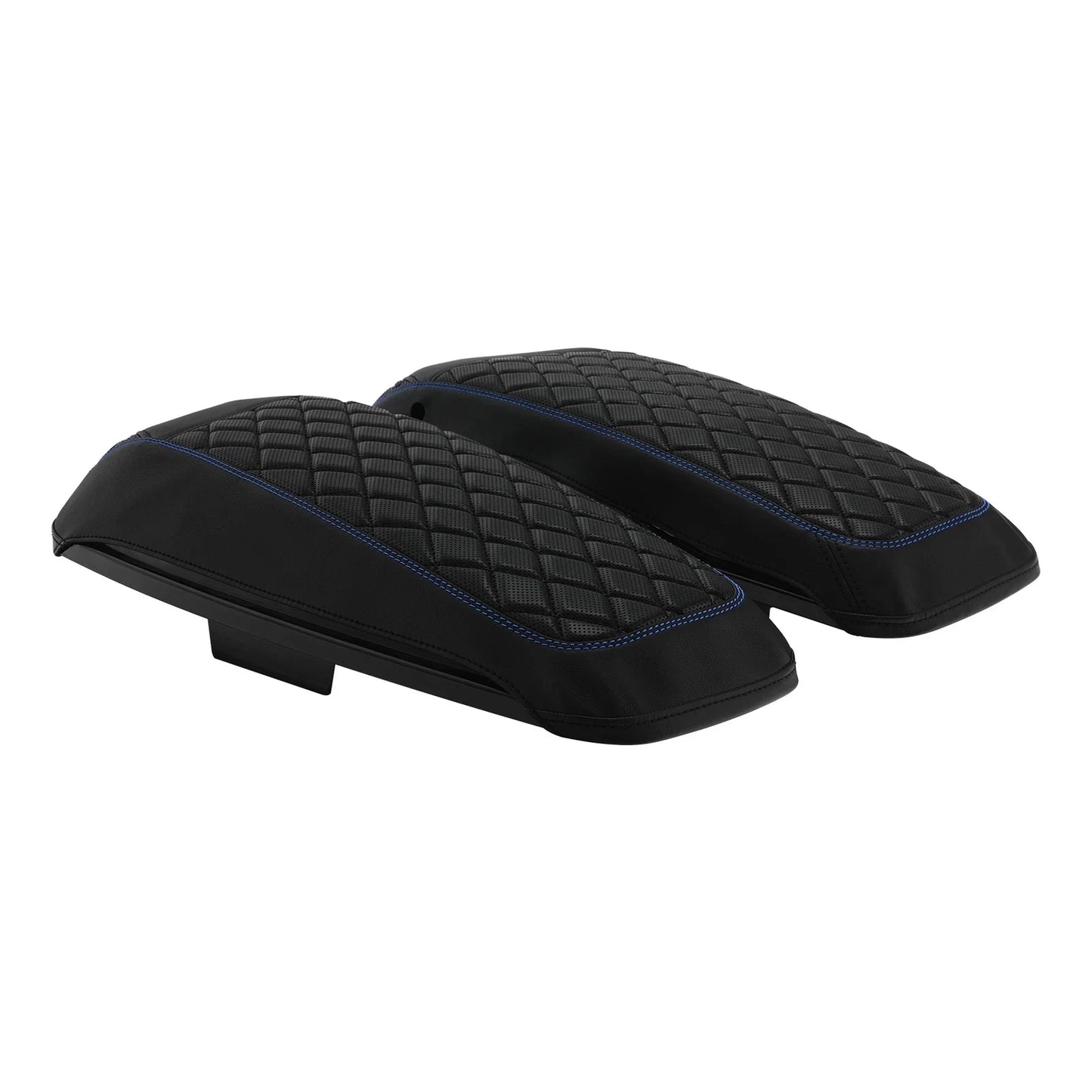 Saddlebag Lid Covers Black Blue for Harley Street Glide (2014-2023)