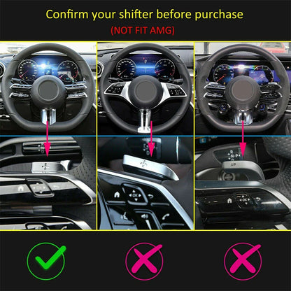Steering Wheel Paddle Shifter Extensions for Mercedes Benz C/S-Class, E-Class