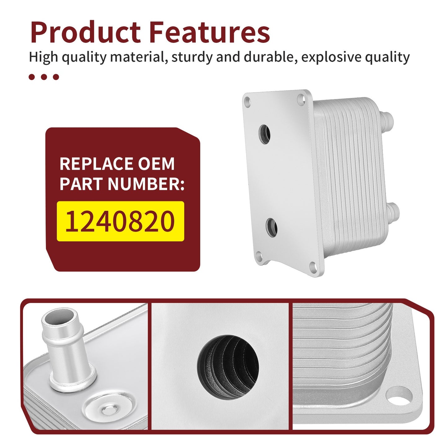Oil to Water Cooler for Polaris RZR S 1000 (2014–2020)
