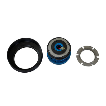Blue Aluminium Steering Adapter for Toyota Corolla, Corona, Hilux (88-05)
