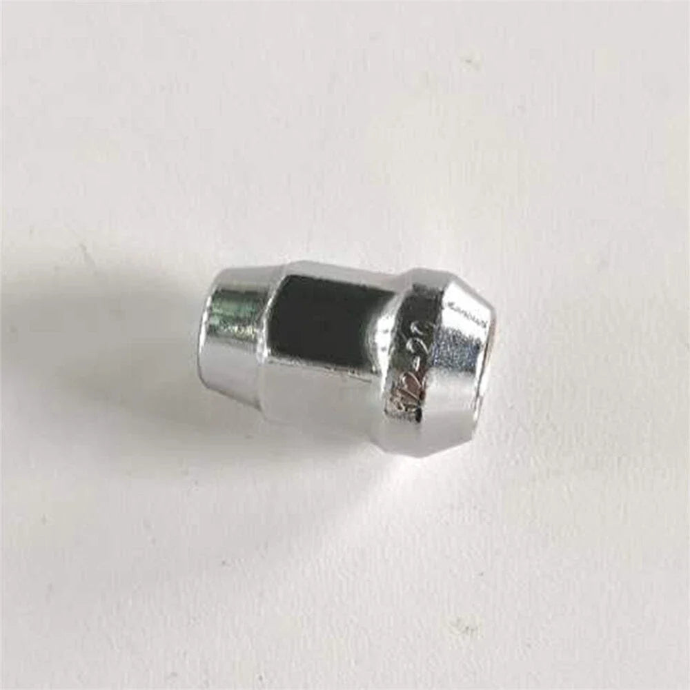 20 x Silver Wheel Nuts 1/2-20 for Jeep Cherokee, Wrangler, Dodge RAM