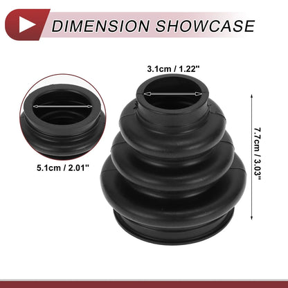 Outer CV Joint Boot Kit with Clamps for BMW 525i (2006-2007)