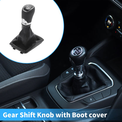 5 Speed Gear Shifter Knob with Cover for Skoda Octavia III (2012–2021)