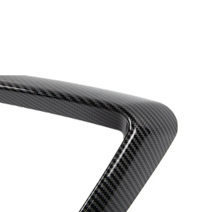 Carbon Fiber Front Fog Light Lamp Eyebrow Cover Trim for Tesla Model 3 (2017–2019)