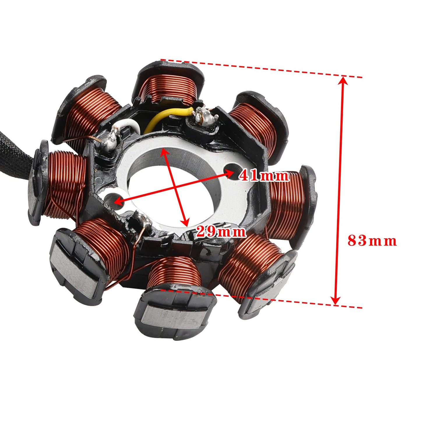 Ignition Stator for Kymco Agility R10 R12 Filly Vitality Dink 50 (2005–2023)