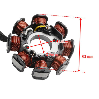 Ignition Stator for Kymco Agility R10 R12 Filly Vitality Dink 50 (2005–2023)