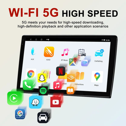 6-64GB Wireless CarPlay Android Auto BT Radio for Toyota Hilux (2015-2020)