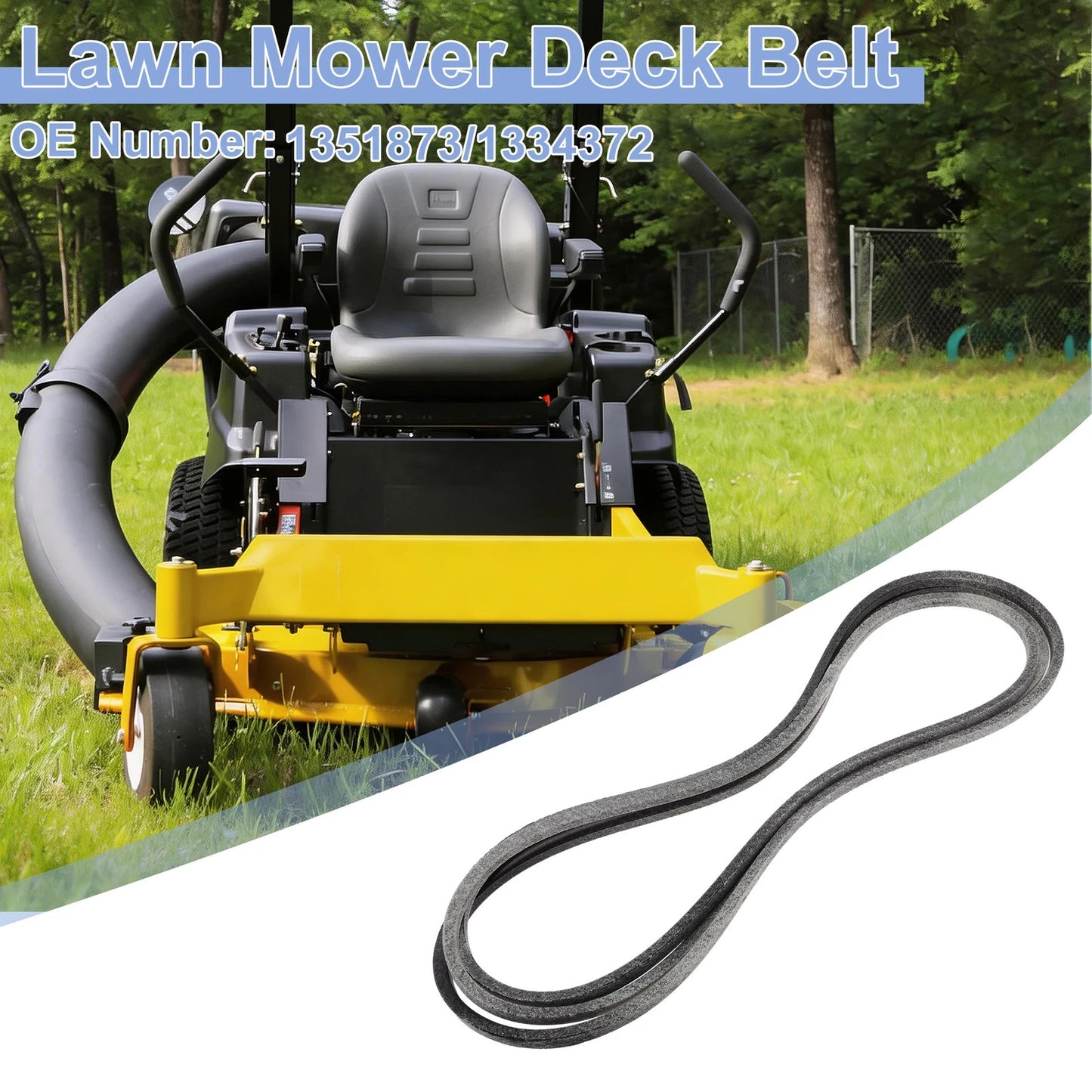 Lawn Mower Deck Belt for Toro Titan HD 1500 (No.1351873/1334372)