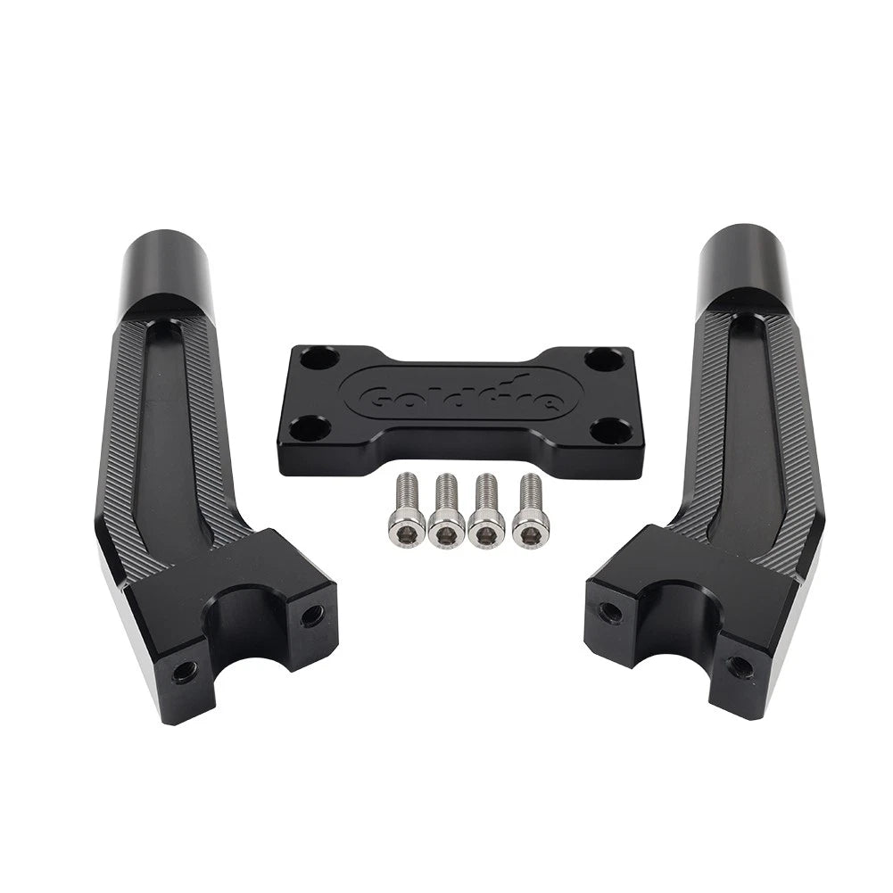 8" Pullback Handlebar Risers Clamp for Harley (Fits 1" Handlebar)