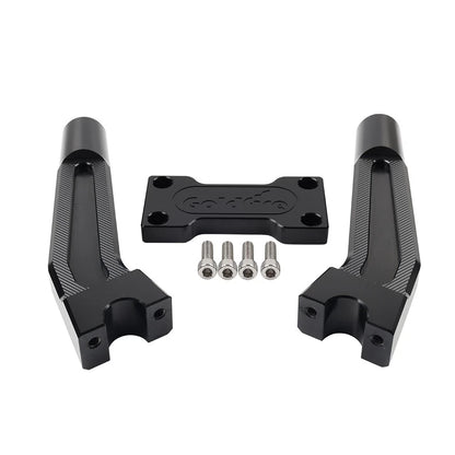 8" Pullback Handlebar Risers Clamp for Harley (Fits 1" Handlebar)