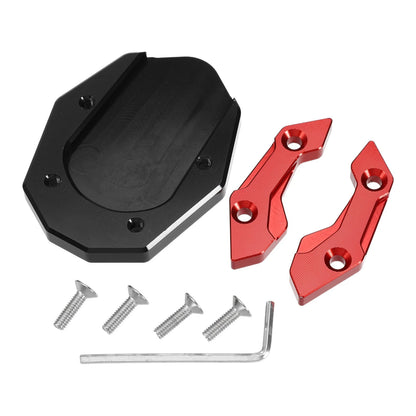 Set of 1 Aluminum Alloy Kickstand Plate Pad for Honda
