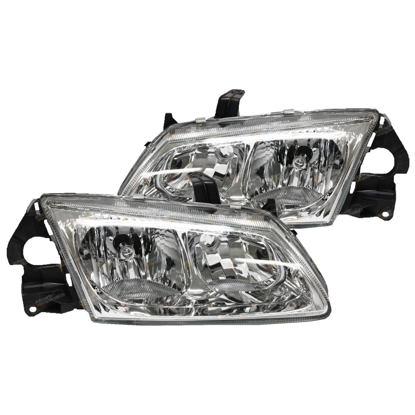 Set of 2 Dual-Reflector Headlights for Nissan Pulsar N16 (2000–2003)
