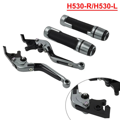 Titan Extendable Brake Clutch Levers Grip Set for Yamaha TMAX 530 560 (2012-2023)