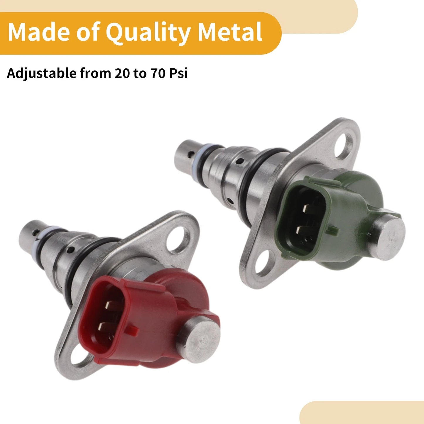 2X Fuel Pressure Regulator No.0967100120 for Vauxhall Vectra (2003–2008)