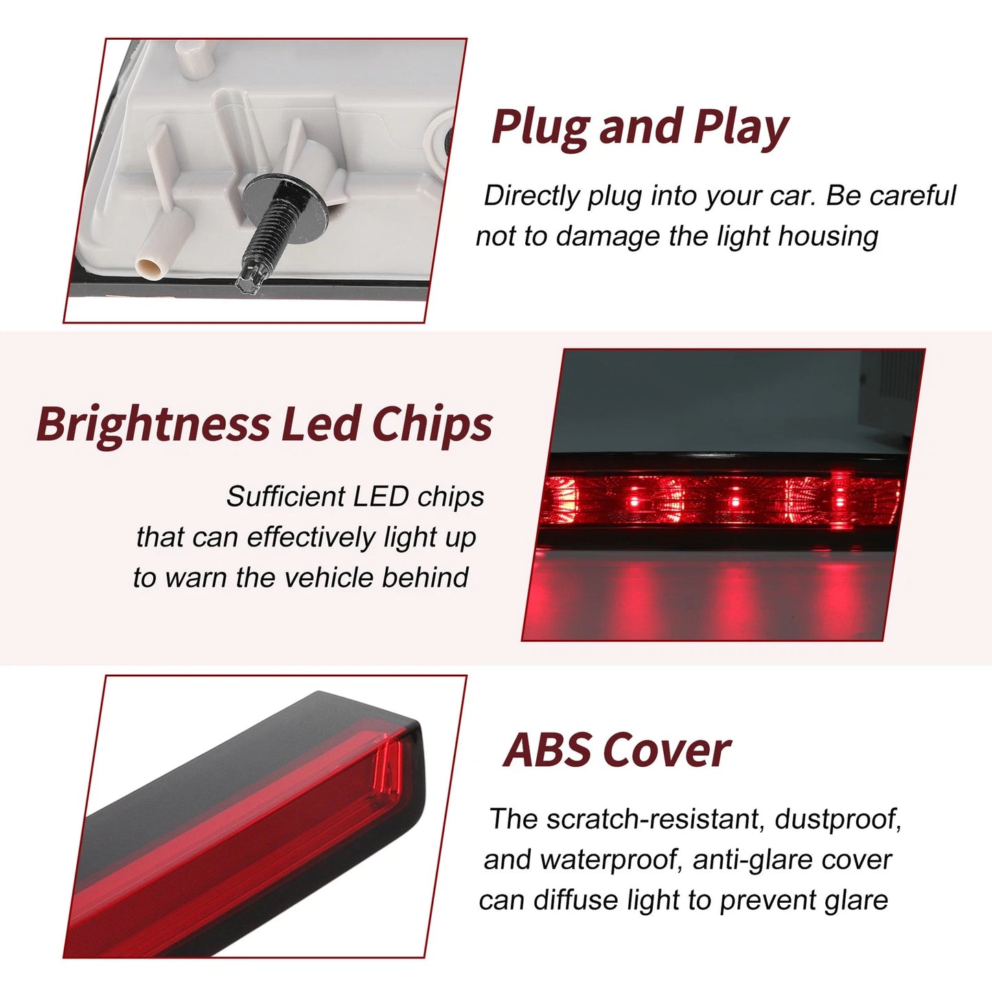 LED Third Brake Light for Chevy Tahoe, Suburban (No. 22783104)