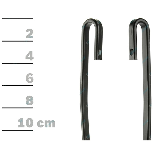 Bosch Eco Front Wiper Blade Set for Nissan Skyline C210 R30 V6 2.4L 1978~1986