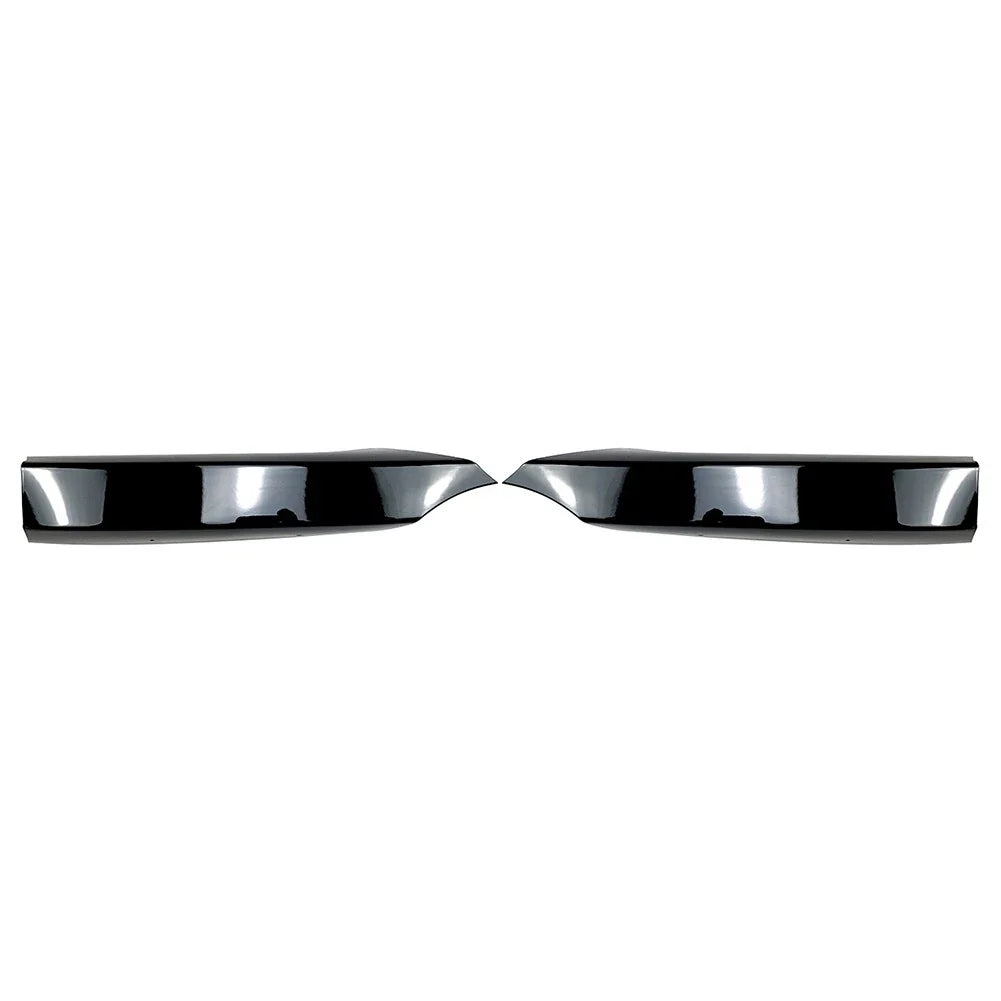 Gloss Black Front Bumper Side Spoiler Lip for BMW 1 Series E82 E88 (08-13)