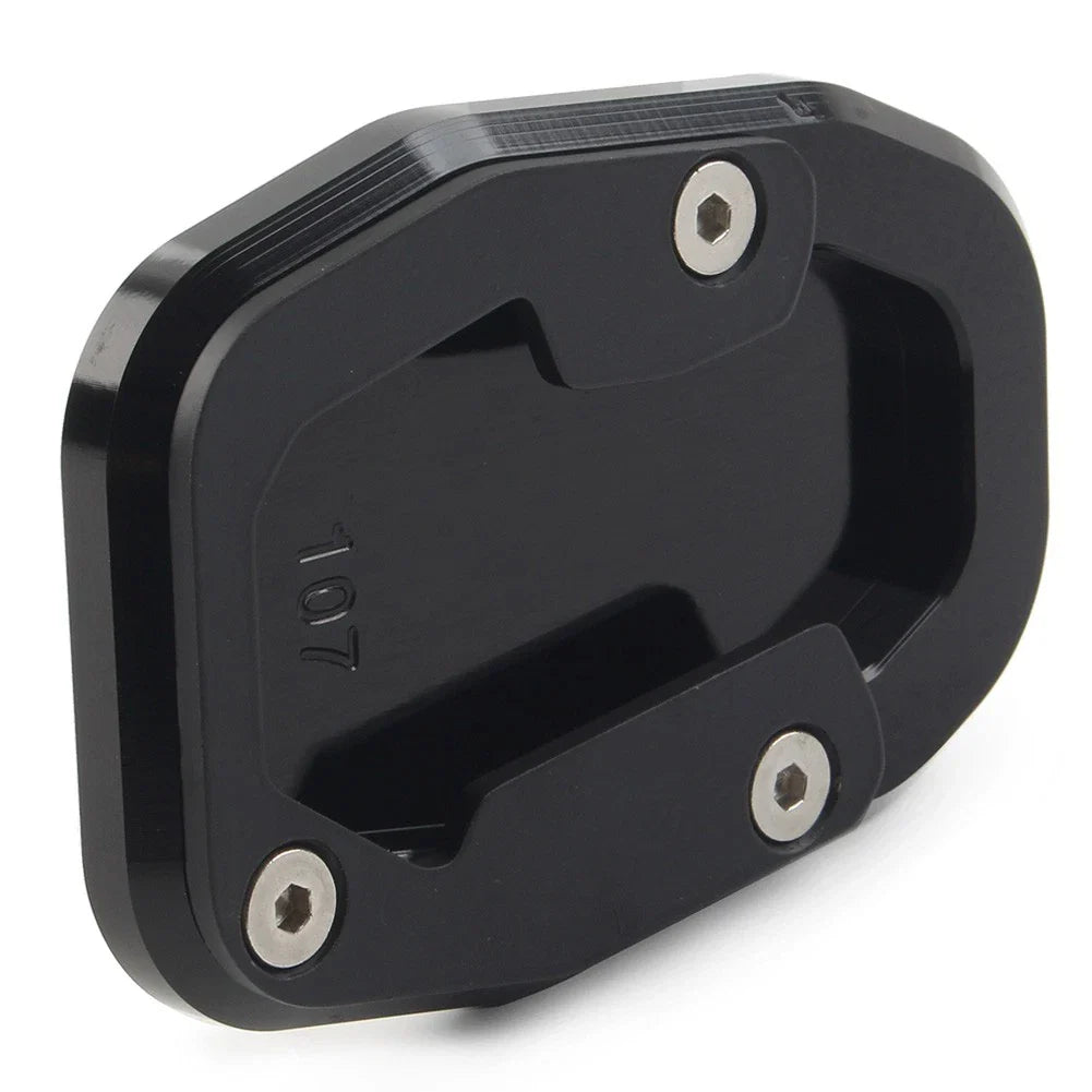 CNC Side Stand Enlarger Plate for Ducati Desert X 2022+ Aluminum Black