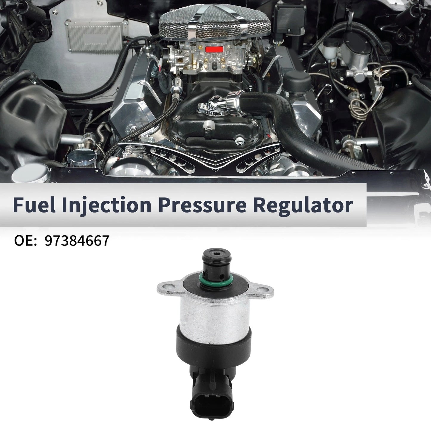 Fuel Pressure Regulator for Chevy GMC Duramax 6.6L Diesel (2006–2010) No.97384667