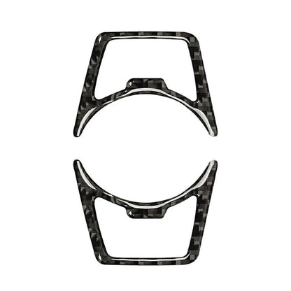 Carbon Fiber Headlight Switch Trim Sticker for Ford F150, Mustang, Explorer (2014-2023)