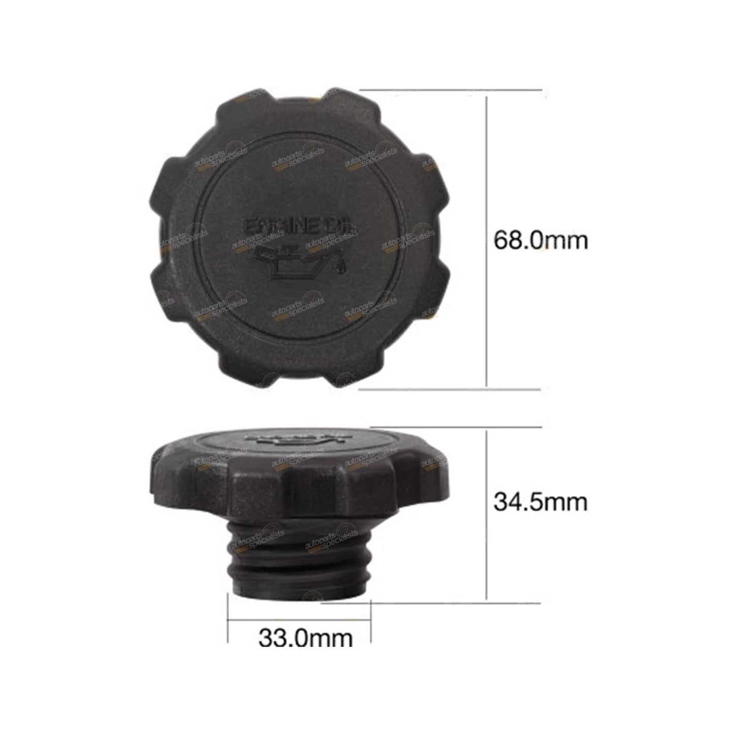 Engine Oil Filler Cap for Hilux 4Runner (1986–1990)