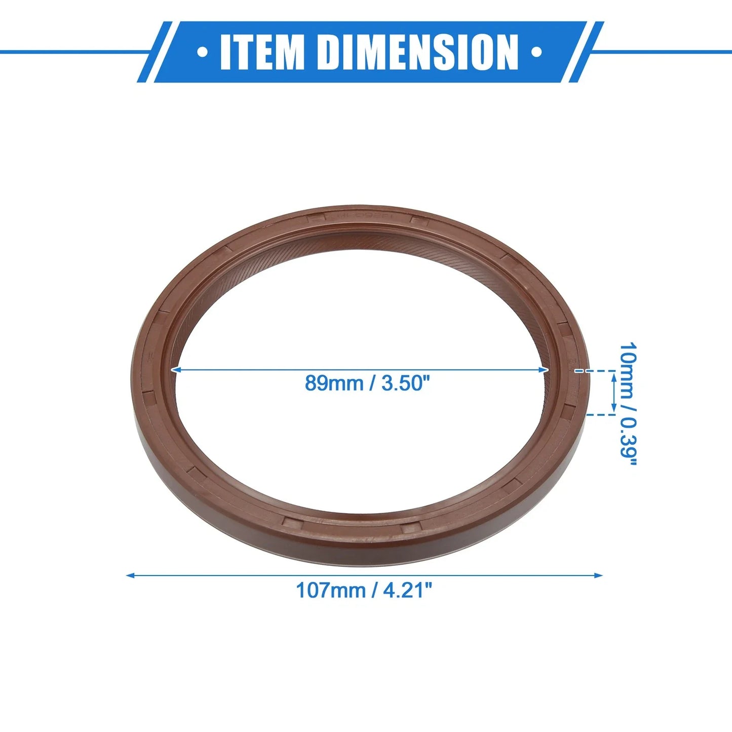 Engine Crankshaft Seal for Lexus ES350 2007-2023 - Durable Metal Seal