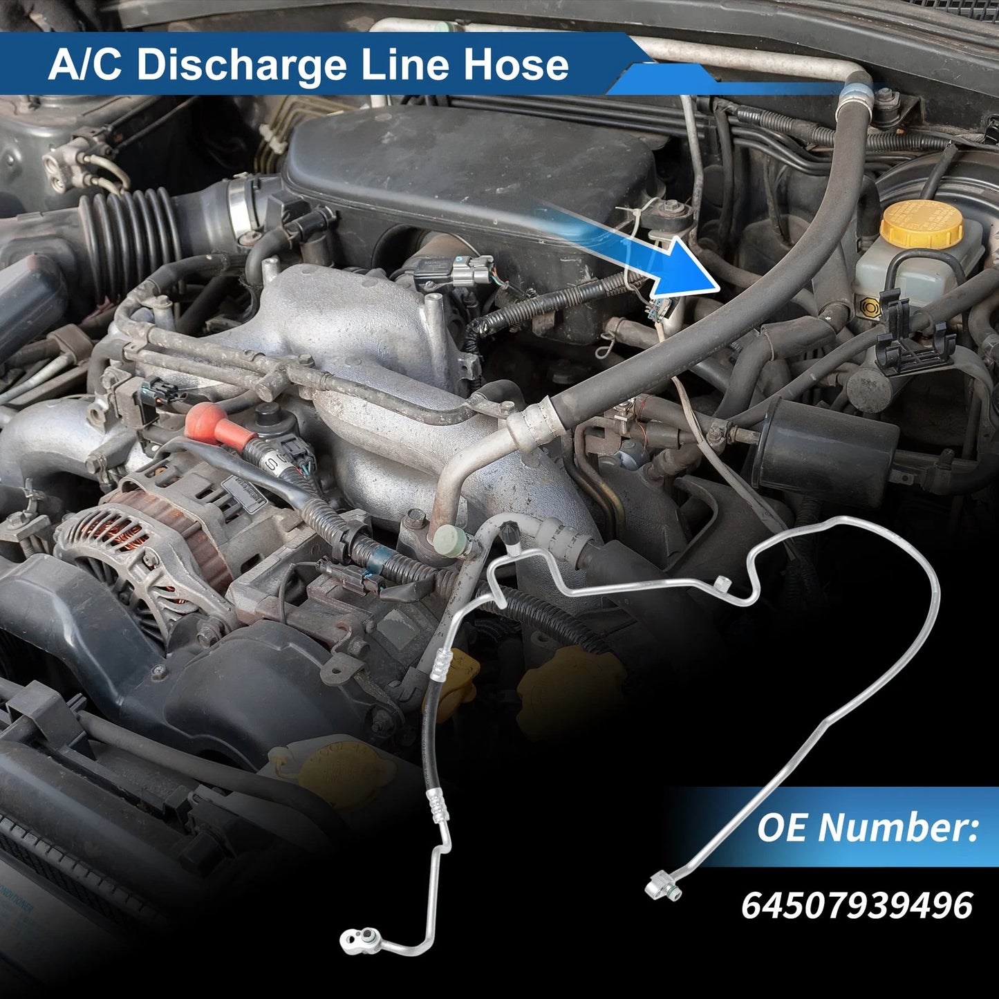 A/C Refrigerant Liquid Hose for BMW 2 Series (2020–2025) No. 64507939496