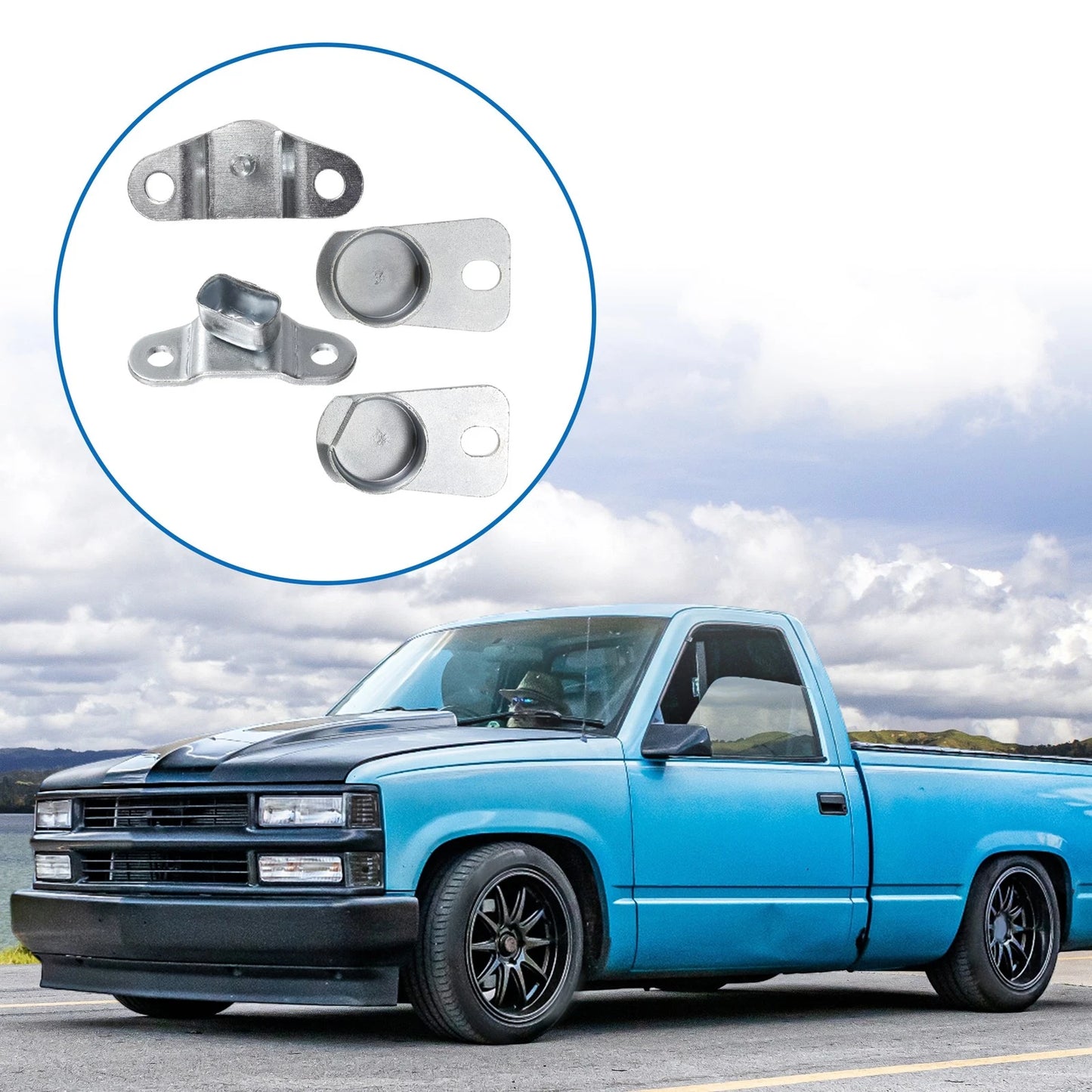 Set of 2 Tailgate Hinge Kit No. 15521579/15603558 for GMC C1500 (1988–1999)