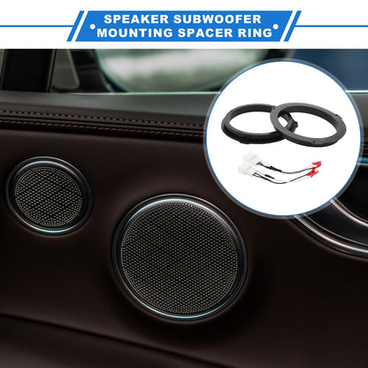 Set of 2 Speaker Spacer Rings for Ford Edge (6.5")