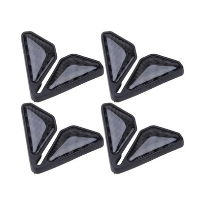 2 x Black Anti-Scratch Car Door Corner Protectors