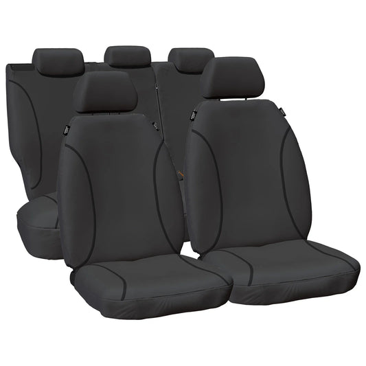 Grey Canvas Seat Covers for Ford Ranger (2011-2015)