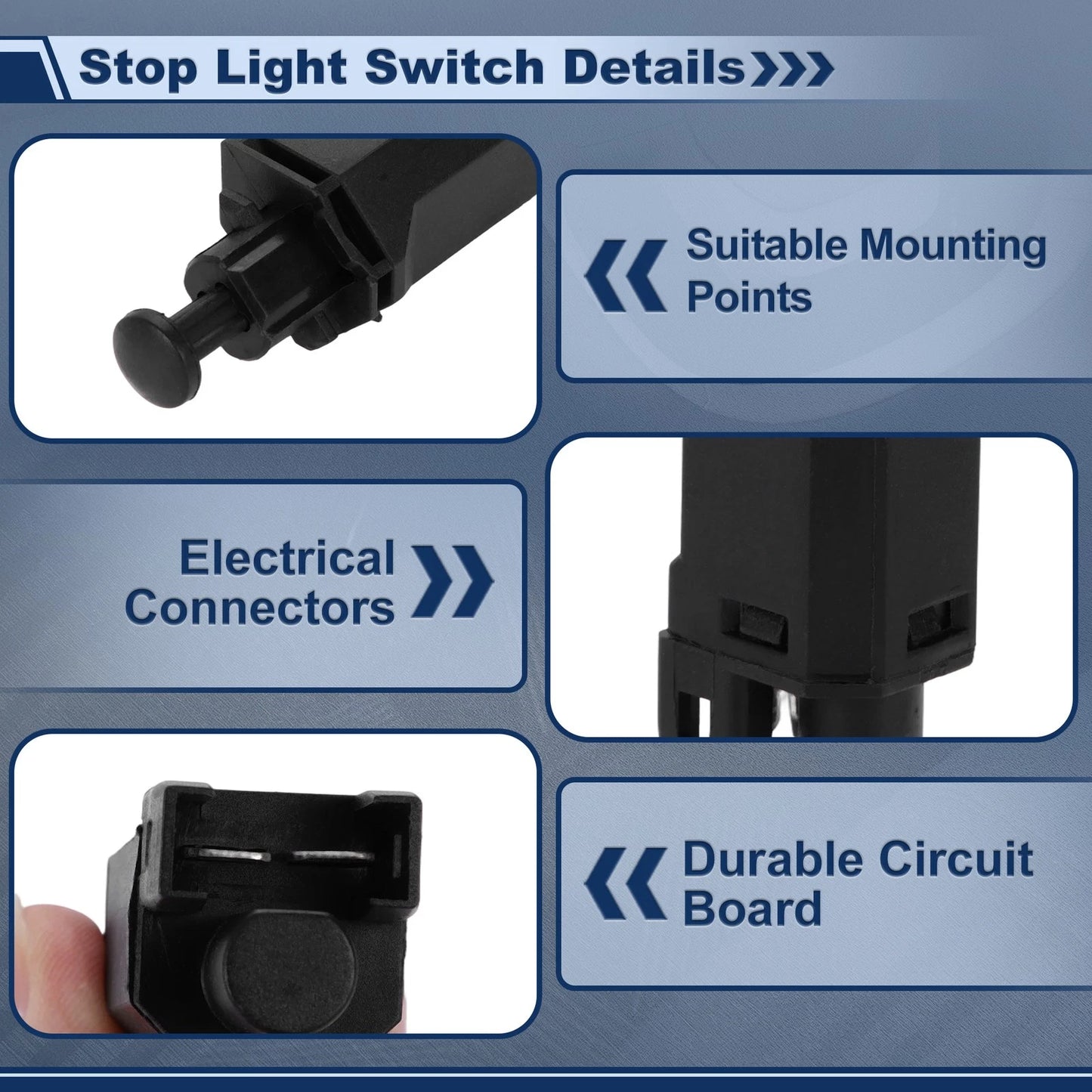 Brake Light Switch for Volkswagen Beetle (1998–2001) 322945515