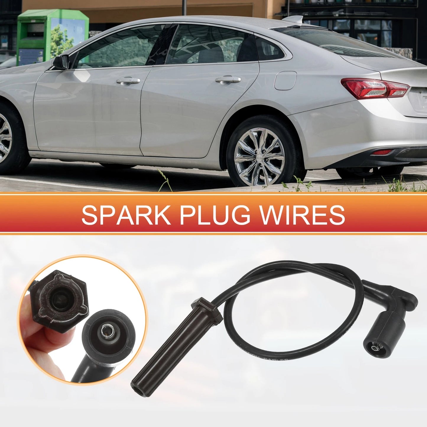 6pcs Spark Plug Wire Ignition Coil Cable No. 89018131 for Chevrolet Uplander (2005–2008)